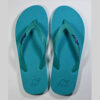 Surf Turquoise flip flops rubber slippers